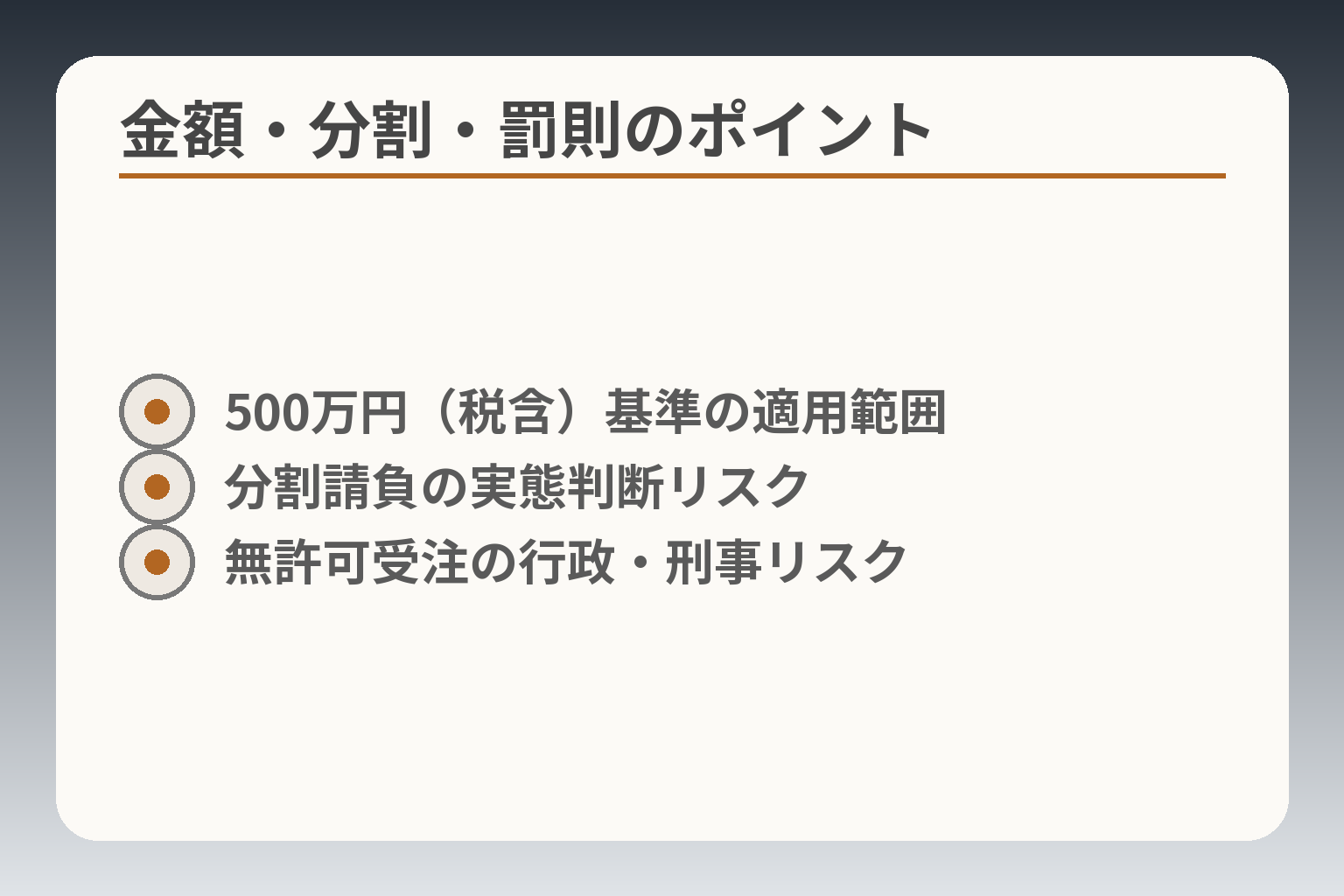 金額・分割・罰則のポイント