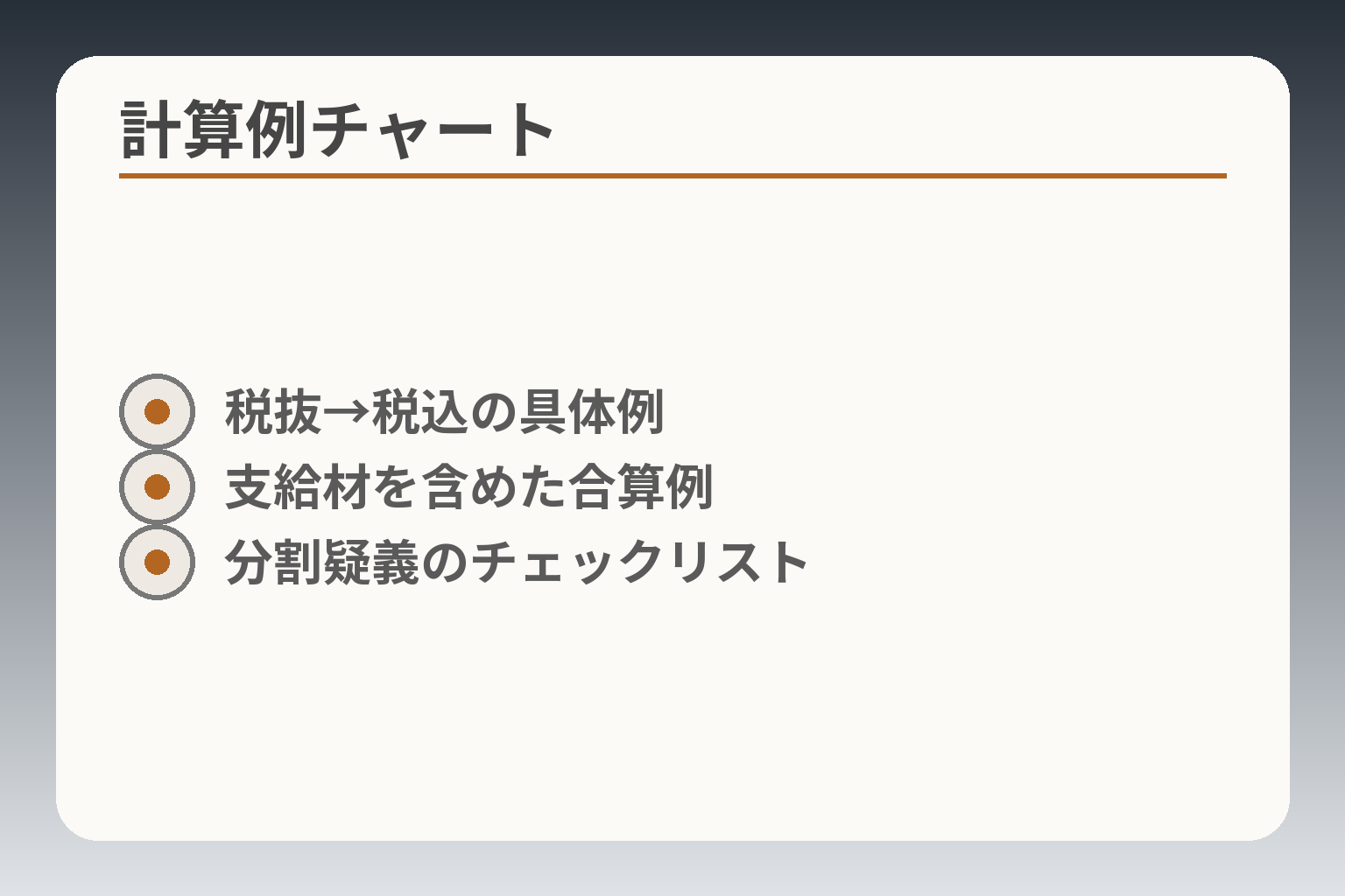 計算例チャート