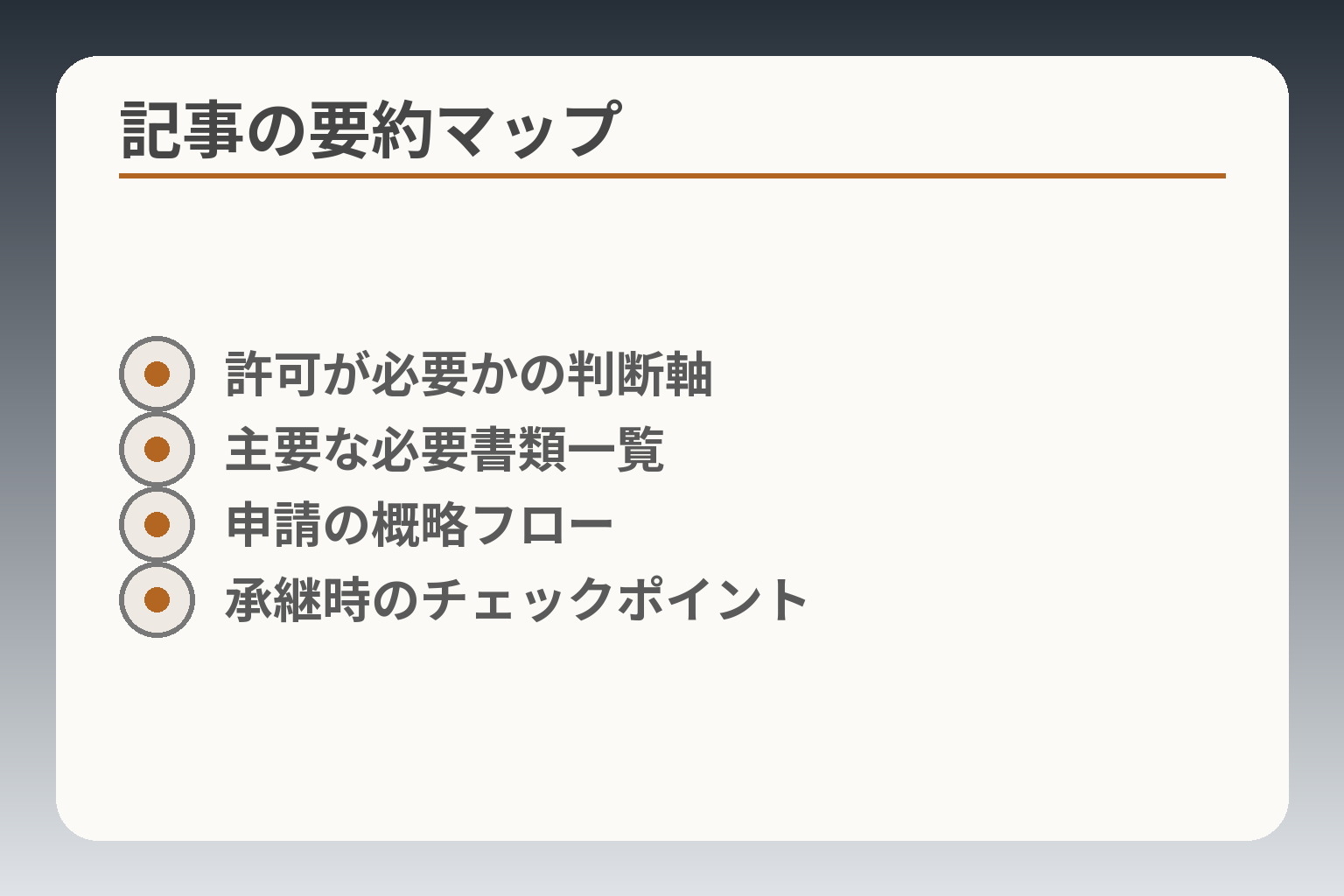 記事の要約マップ
